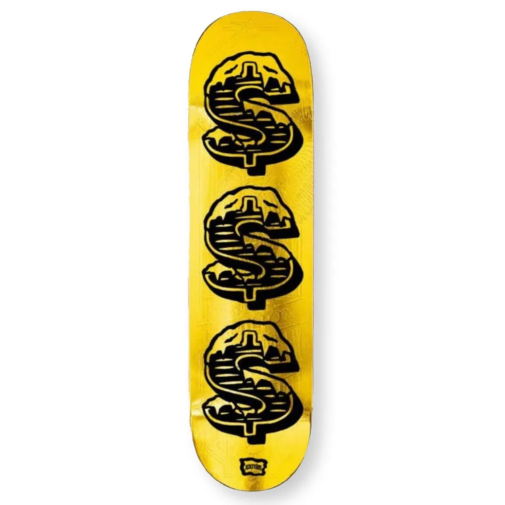 $$$ Skate Deck - Metallic Gold