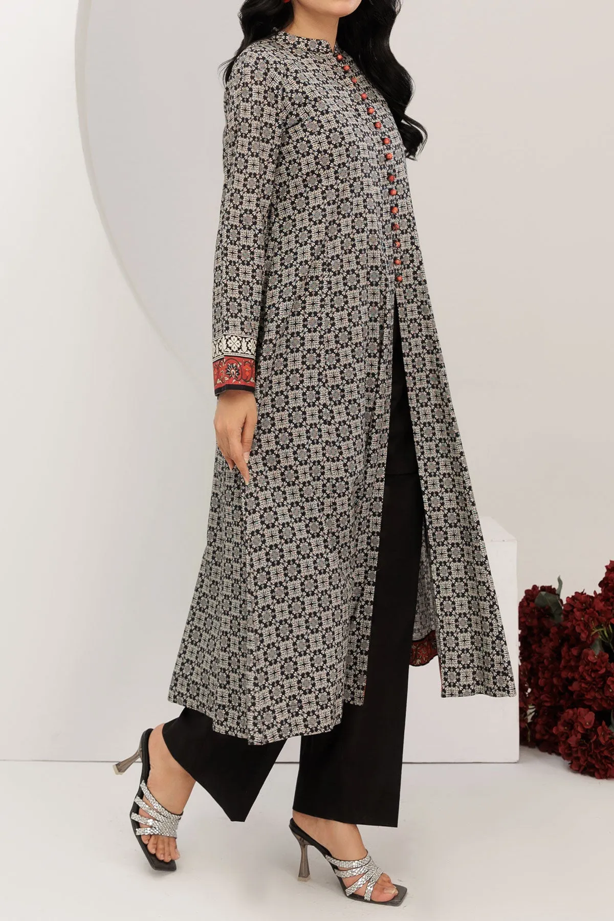 1 PIECE DIGITAL PRINT KURTI | DPCK-143