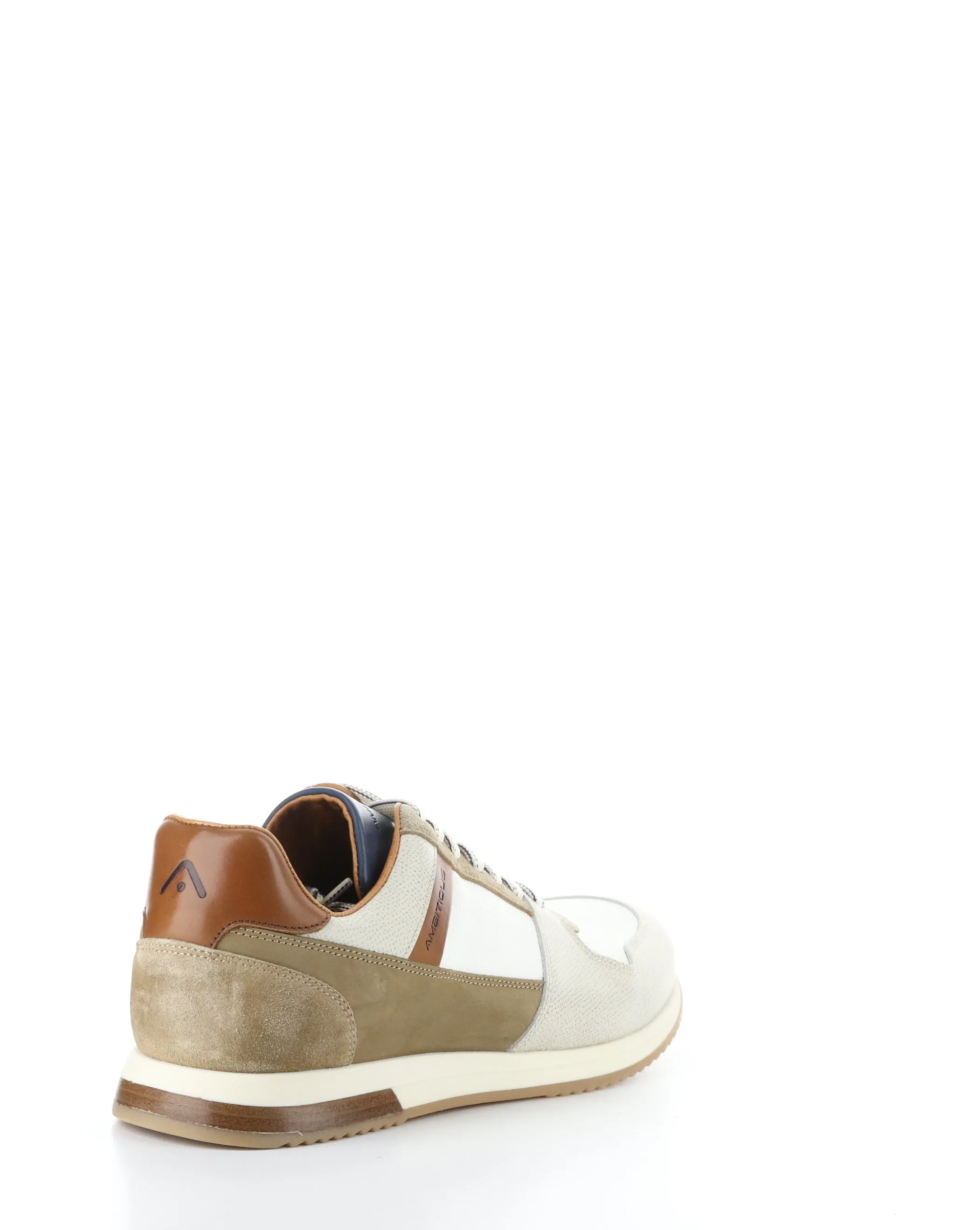 11240 GREY/OFF WHITE/CAMEL Lace-up Shoes