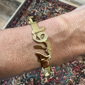 1972 Adjustable Gold Cuff