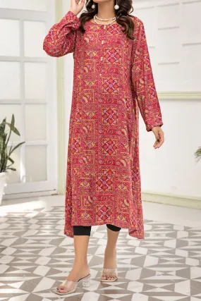 1PIECE DIGITAL PRINT LINEN KURTA  | DPLK-68