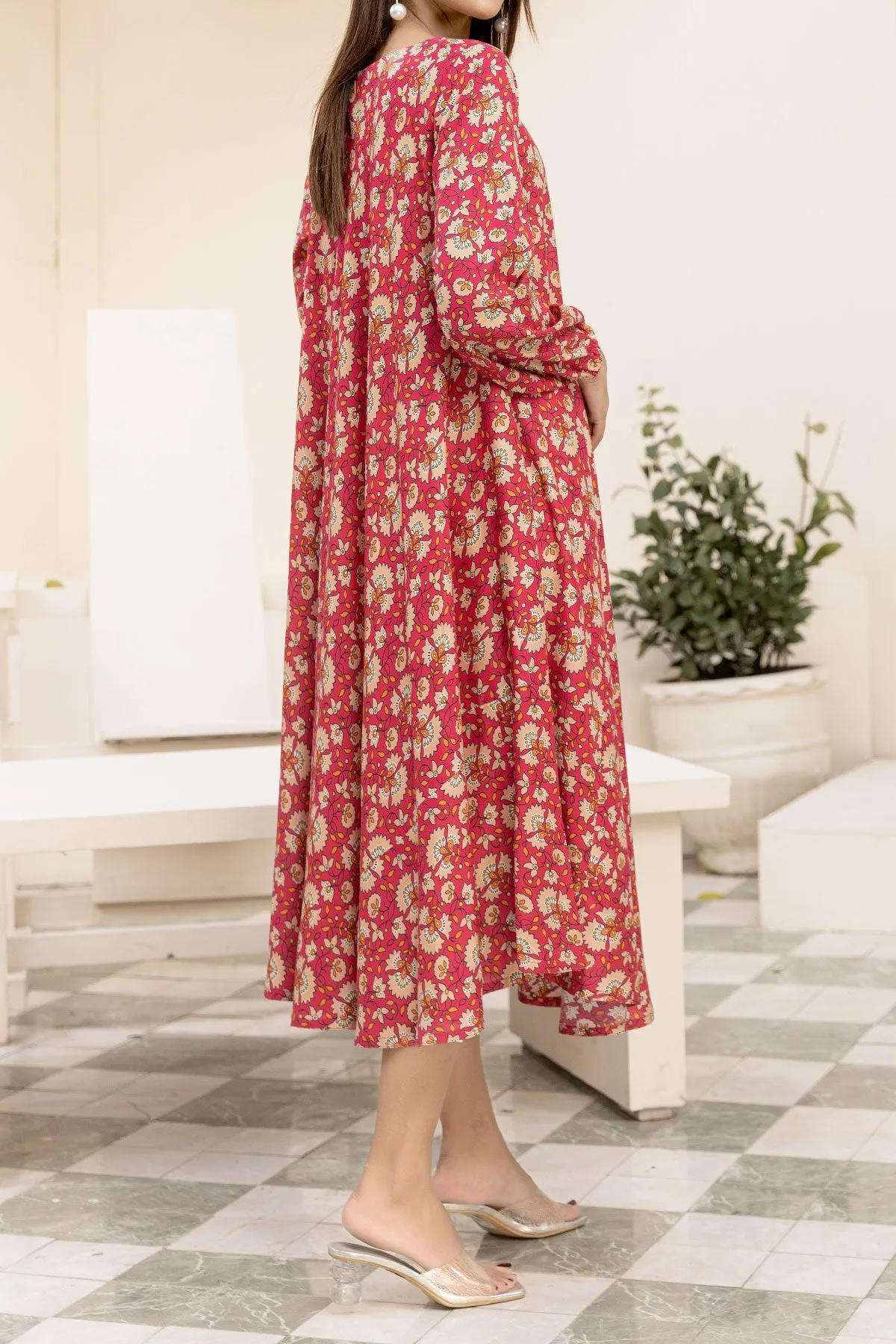 1PIECE DIGITAL PRINT LINEN KURTA  |  DPLK-72