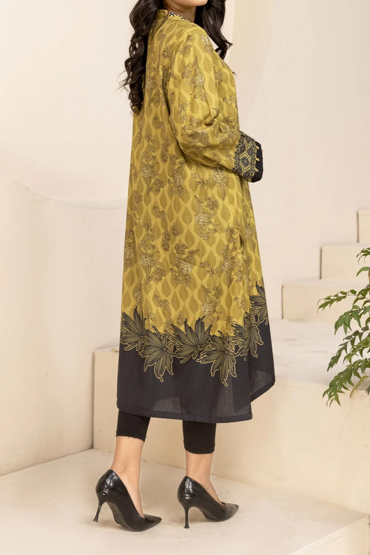 1PIECE DIGITAL PRINT LINEN KURTA  |  DPLK-80