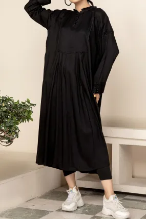 1PIECE LINEN KURTA | LELK-20 Black