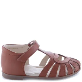 (2635-18) Emel Brown closed sandal