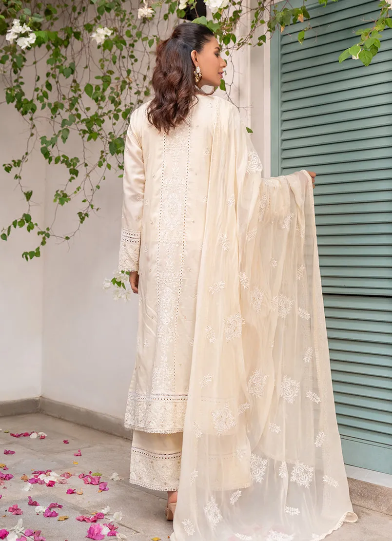 3 Pc Chikankari Lawn Unstitched