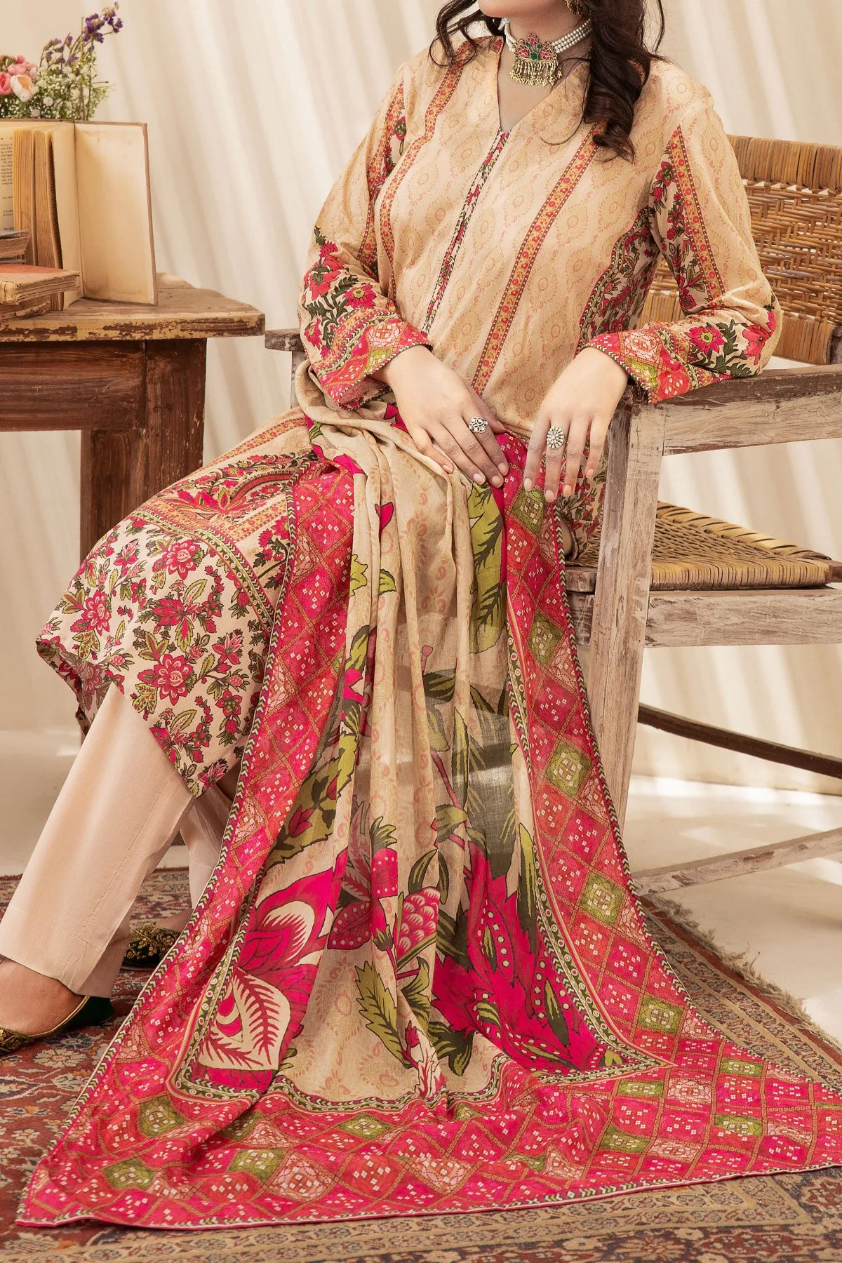 3 PIECE DIGITAL PRINT LAWN| DPC-301