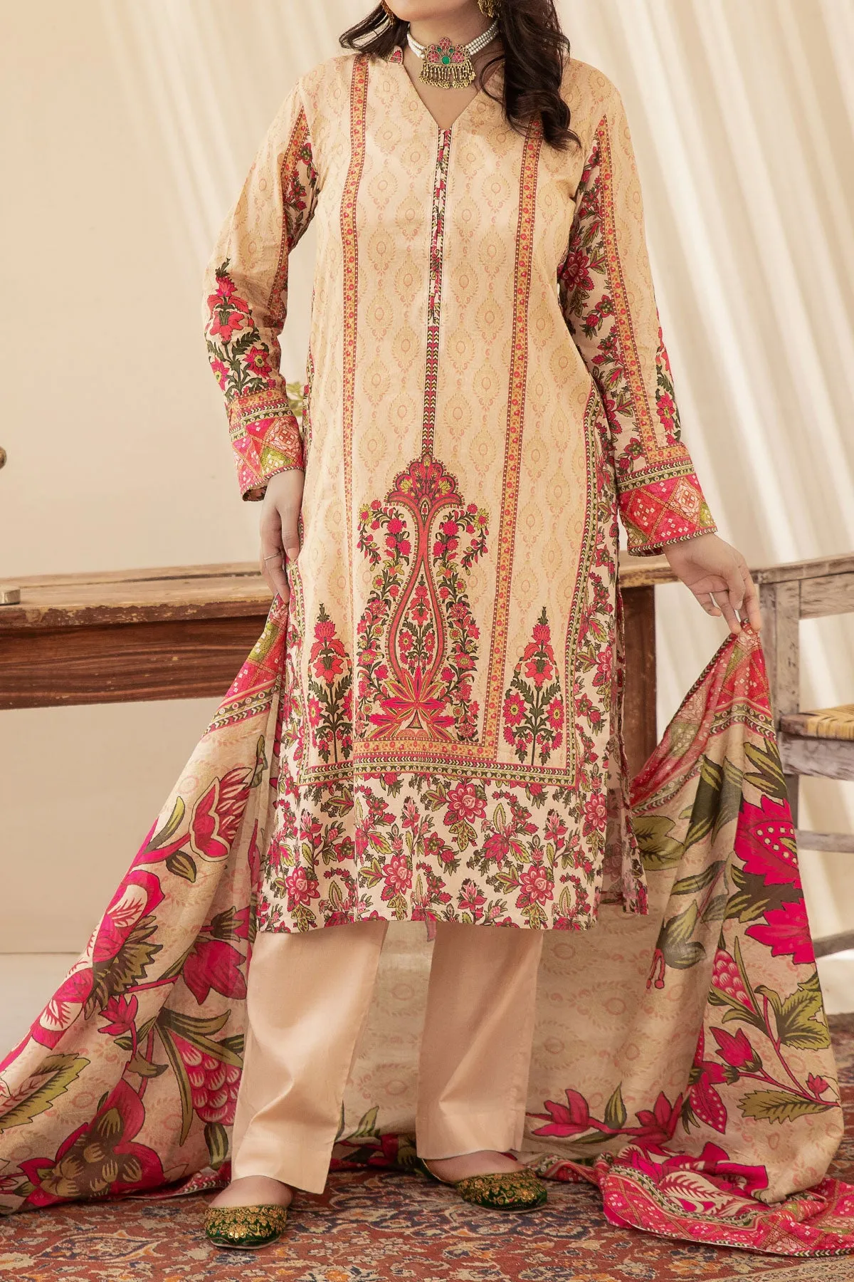 3 PIECE DIGITAL PRINT LAWN| DPC-301