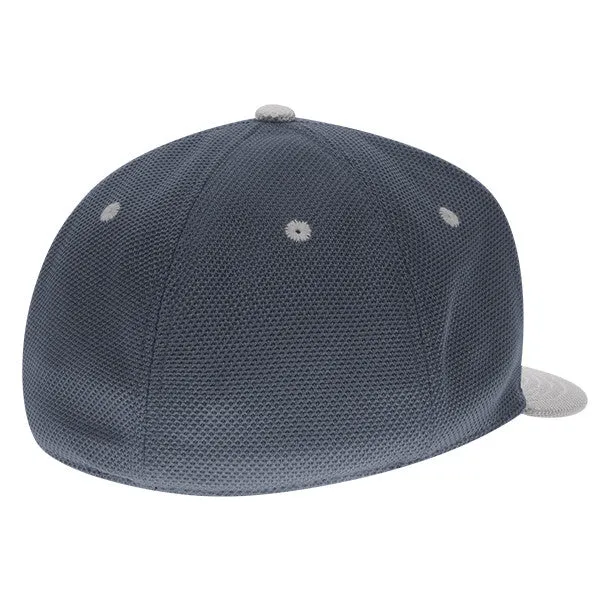 adidas Men's Grey Mesh Flat Visor Flex