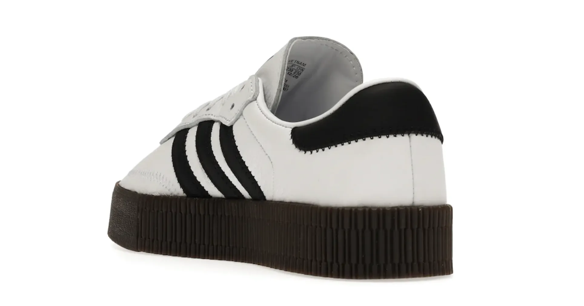 ADIDAS SAMBAROSE WHITE BLACK GUM (WOMEN'S)