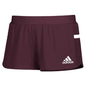 adidas Women's Maroon/White Team 19 Running Shorts