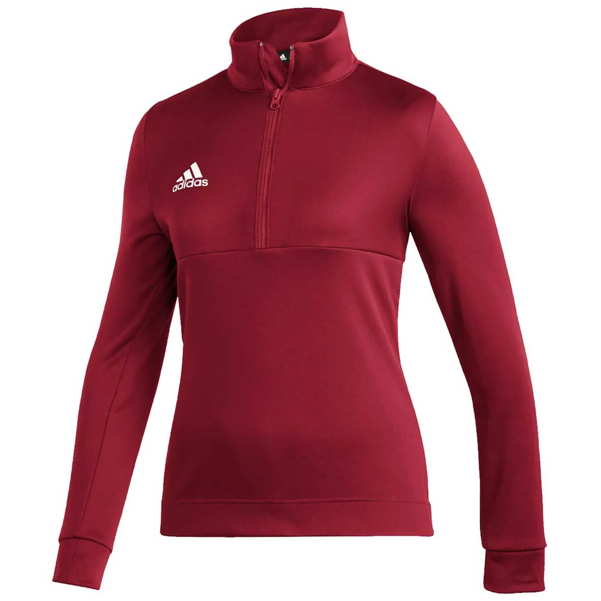 adidas Women's Team Power Red/White Team Issue 1/4 Zip