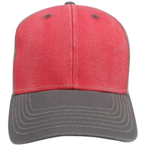 Ahead Dusk/Storm/Tan 3 Tone Tea Stained Mesh Back Cap