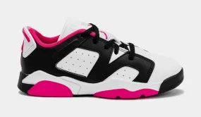 Air Jordan 6 Retro Low Fierce Pink Preschool Lifestyle Shoes (Black/Fierce Pink)