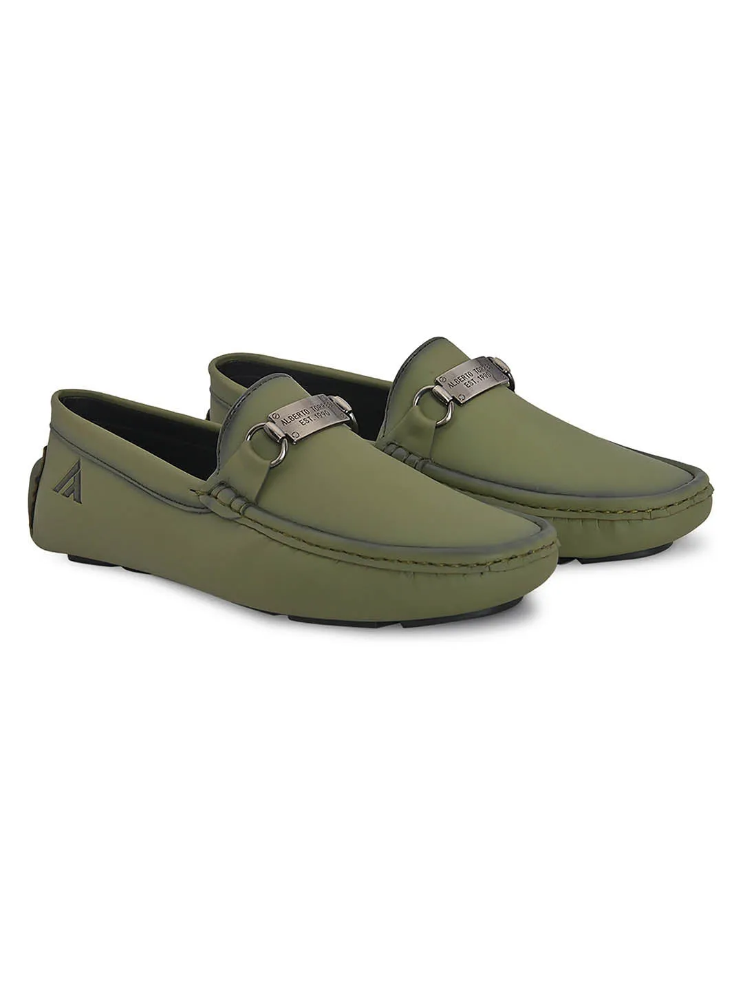 Alberto torresi Synthetic Green Casual Loafers