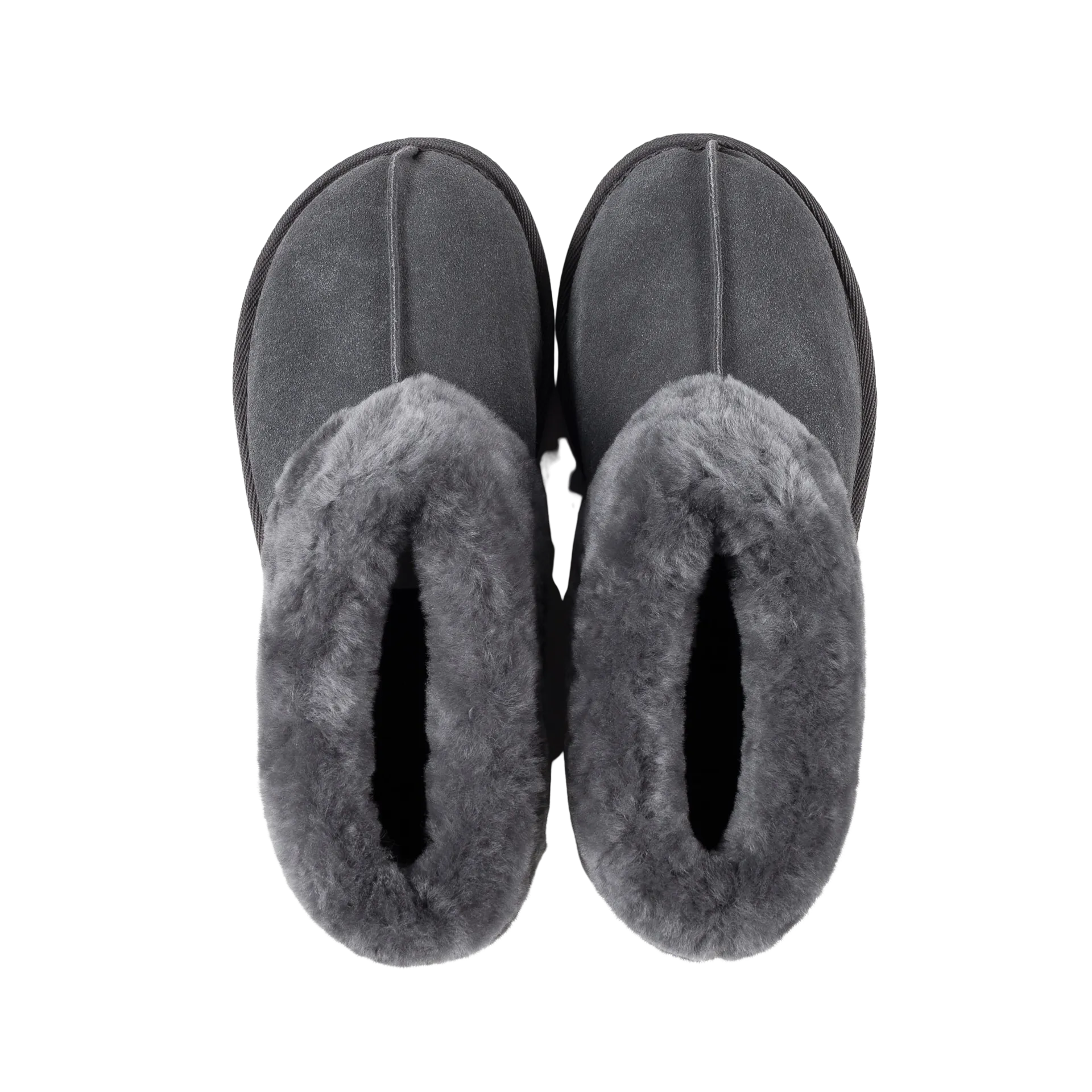 ANN GREY SHEEPSKIN SLIPPER BOOTIE