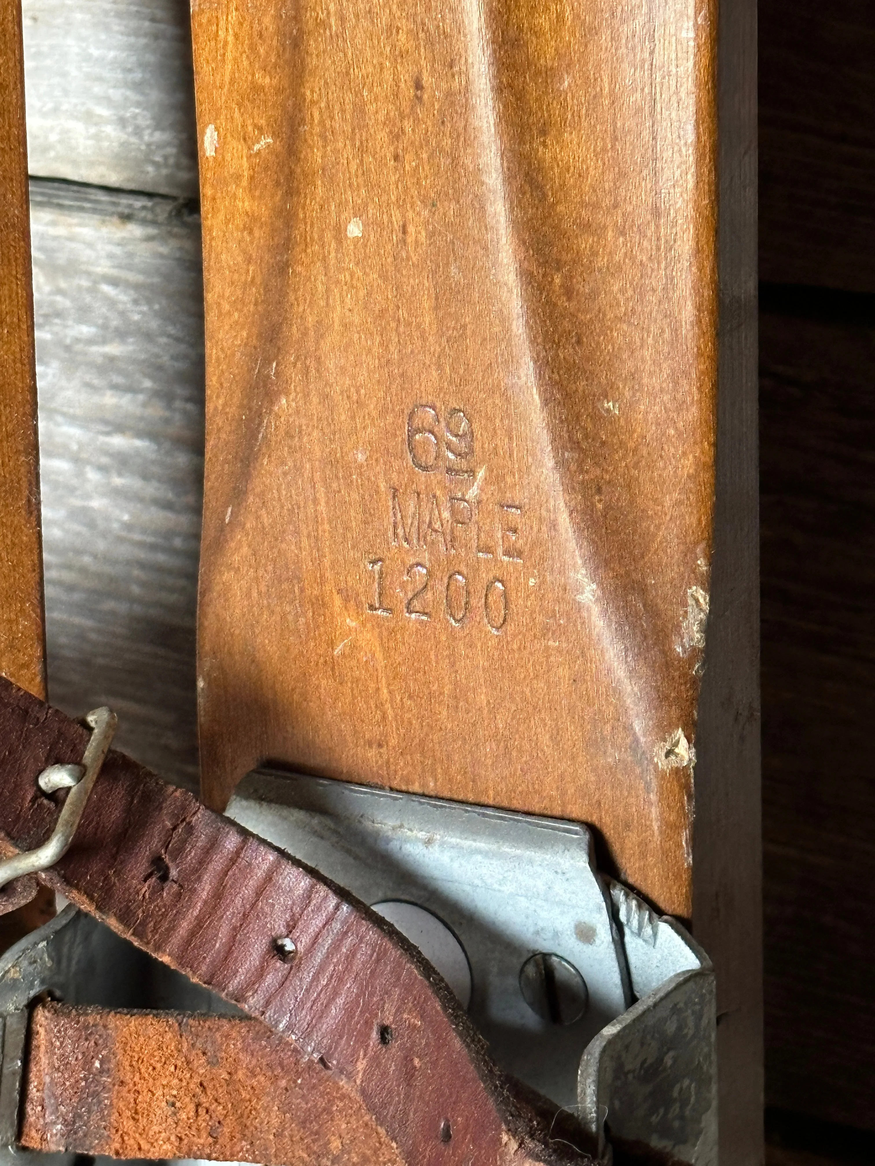 Antique Skis - Northland Maple Skis