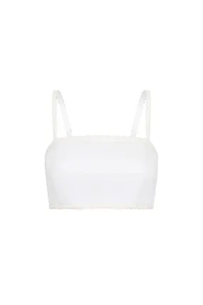 Antonia Crop Top White