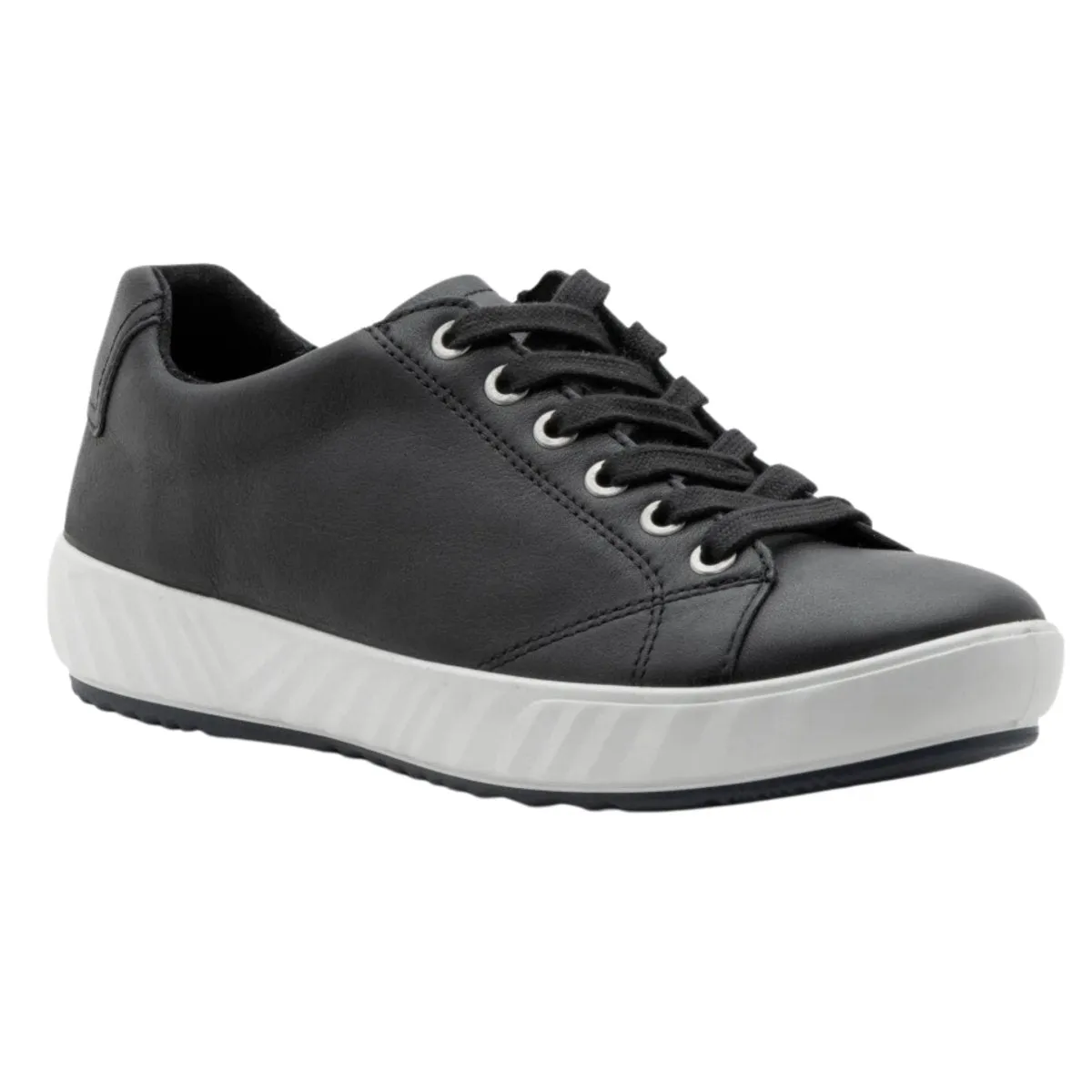 Ara Women's Alexandria Black Leather/White Sole