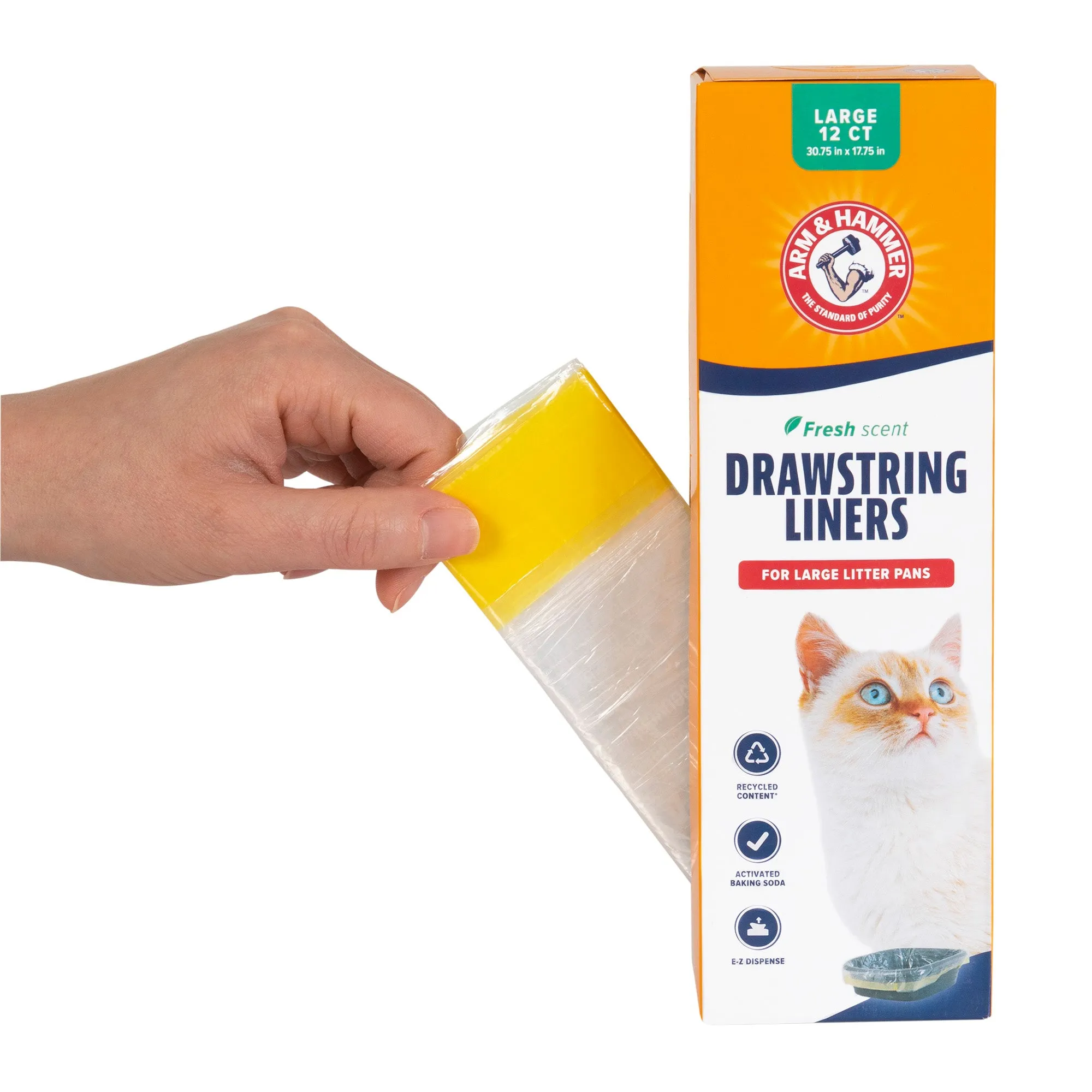 Arm & Hammer Drawstring Cat Litter Pan Liners