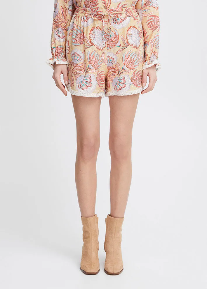 Atelier Rêve Lamore Shorts - Big Summer Flowers