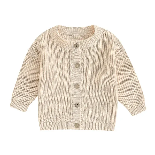 Baby Girls Deluxe Sweater Cardigan Pastel (4 Colors)