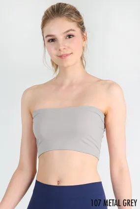 Bandeau Top - Metal Grey