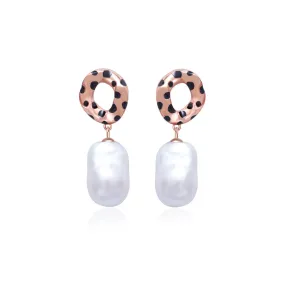 Baroque Pearl Earrings WE00776 | SAFARI