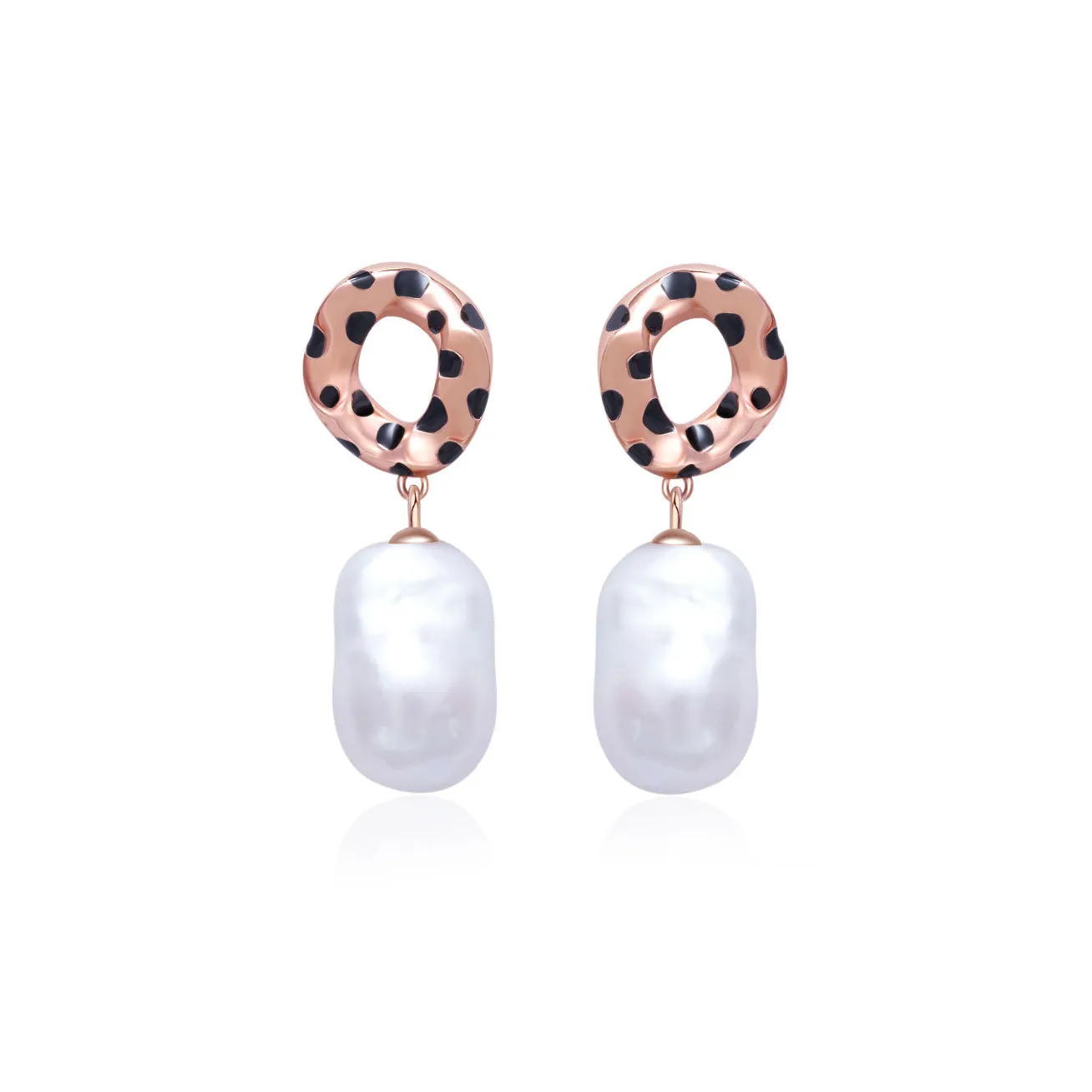 Baroque Pearl Earrings WE00776 | SAFARI