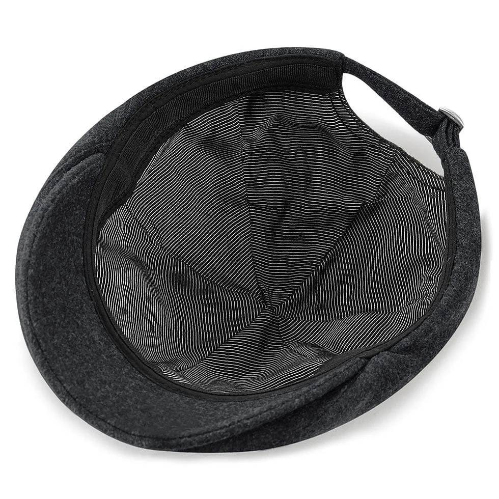 Beechfield Flat Cap Melton Wool