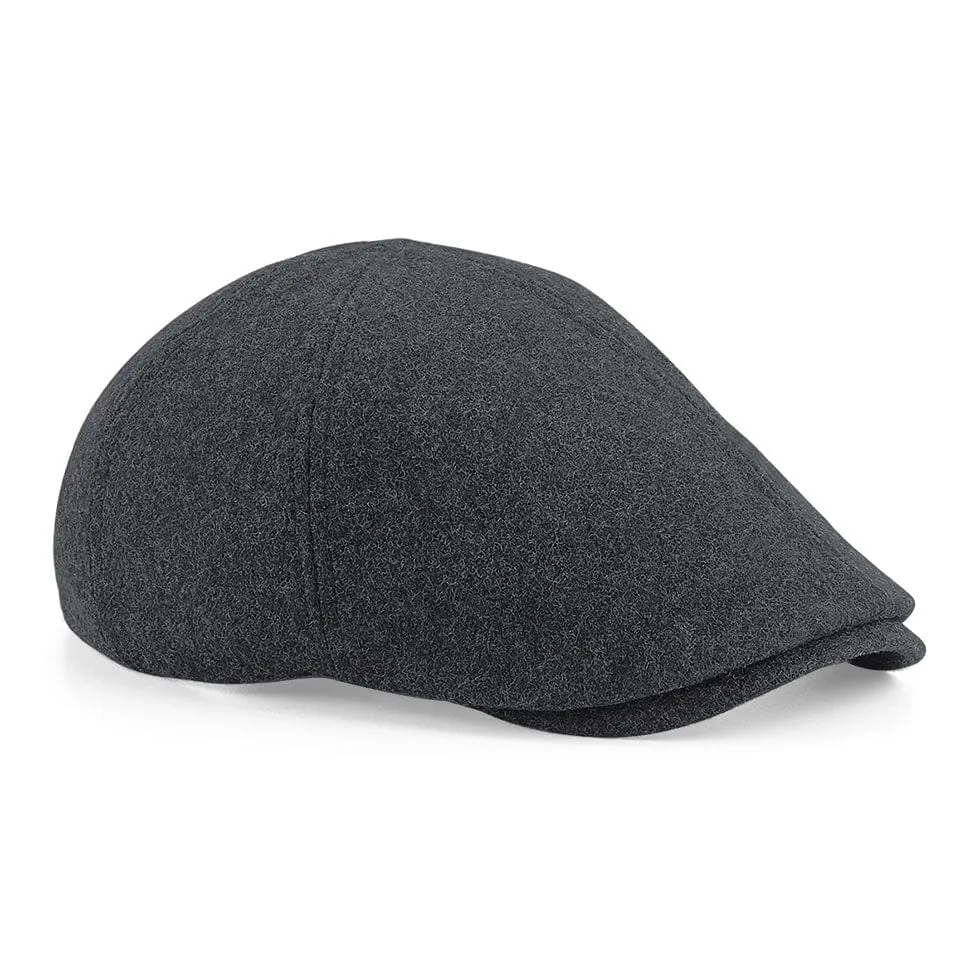 Beechfield Flat Cap Melton Wool