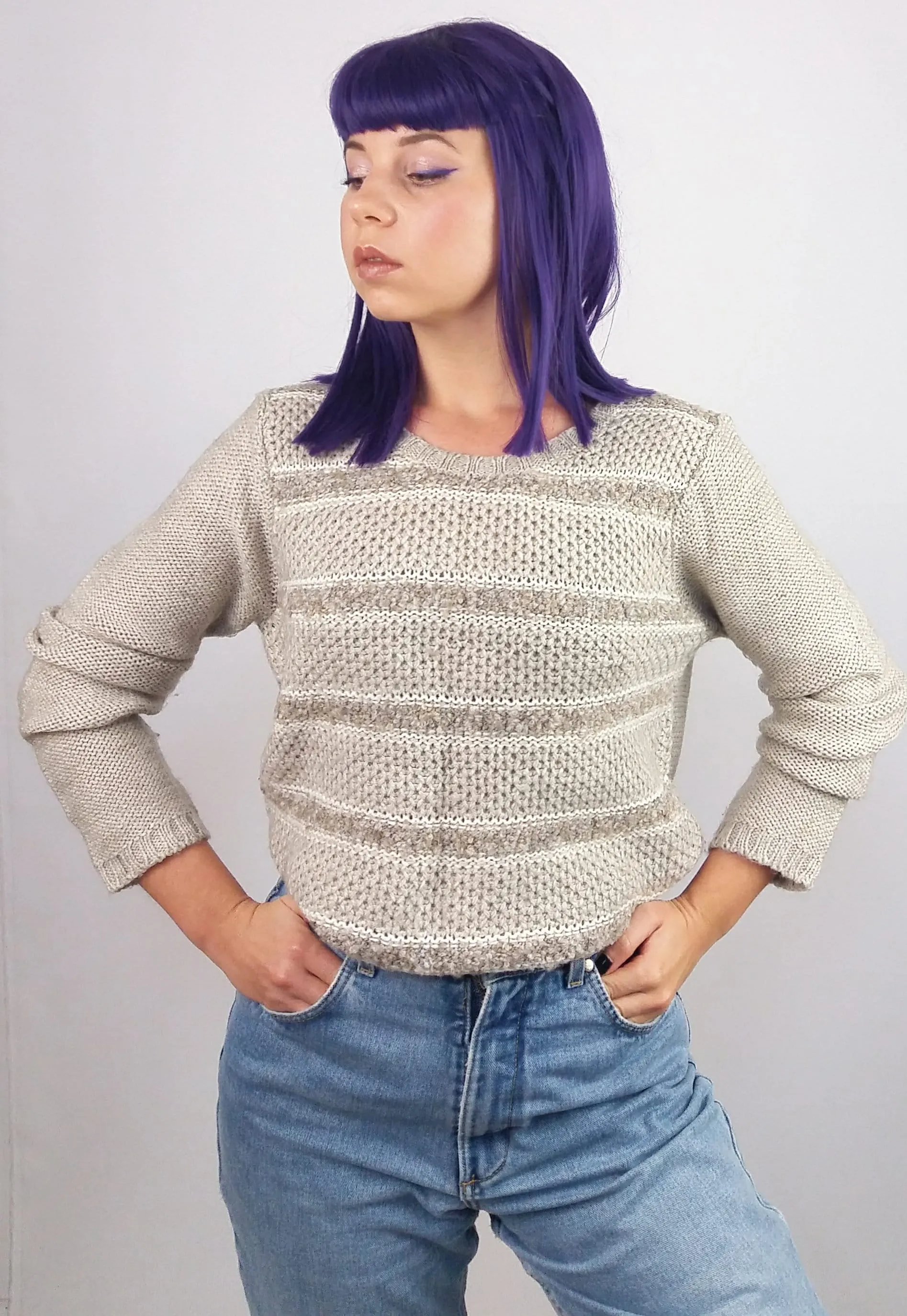 BIAGGINI 90's Knit Wool Blend Jumper