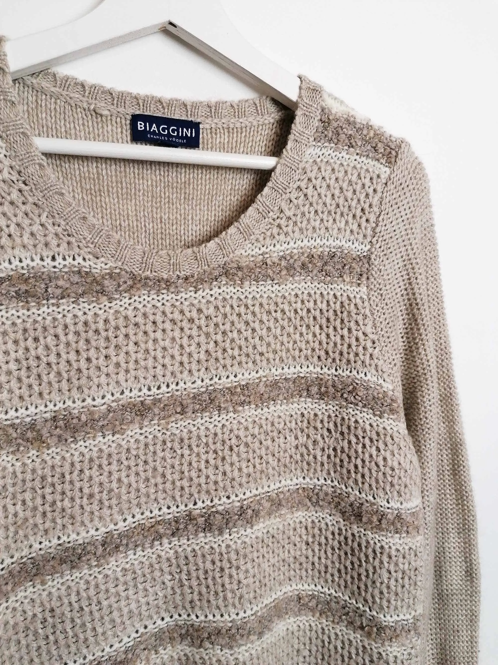 BIAGGINI 90's Knit Wool Blend Jumper