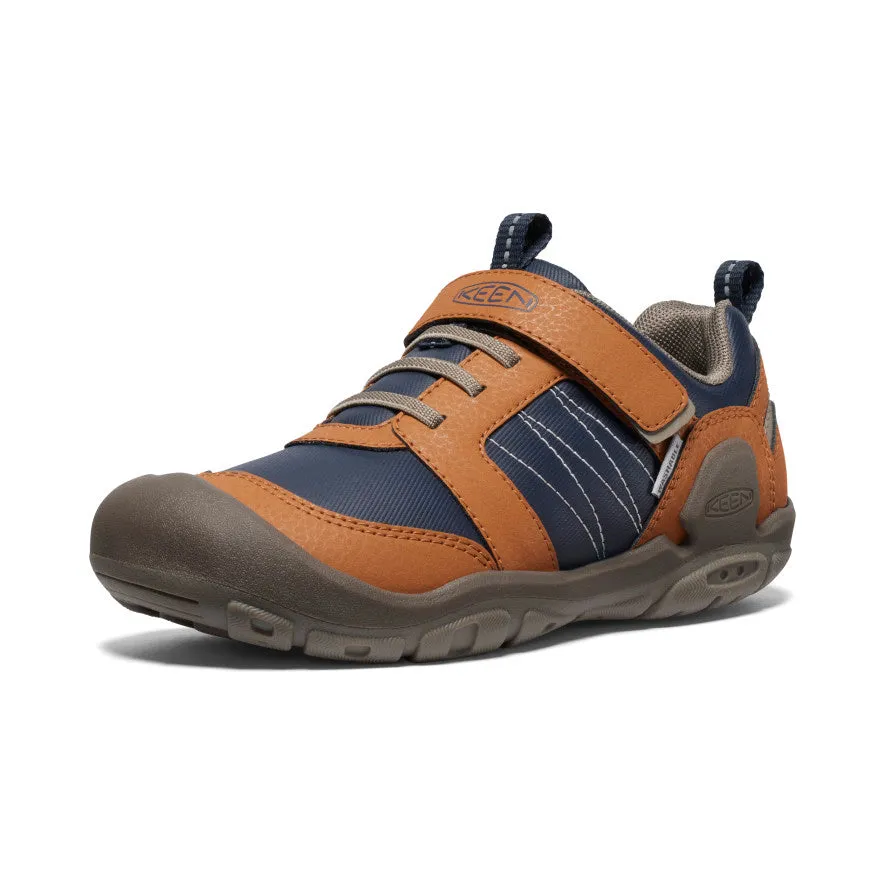 Big Kids' Knotch Peak Sneaker  |  KEEN Maple/Sky Captain