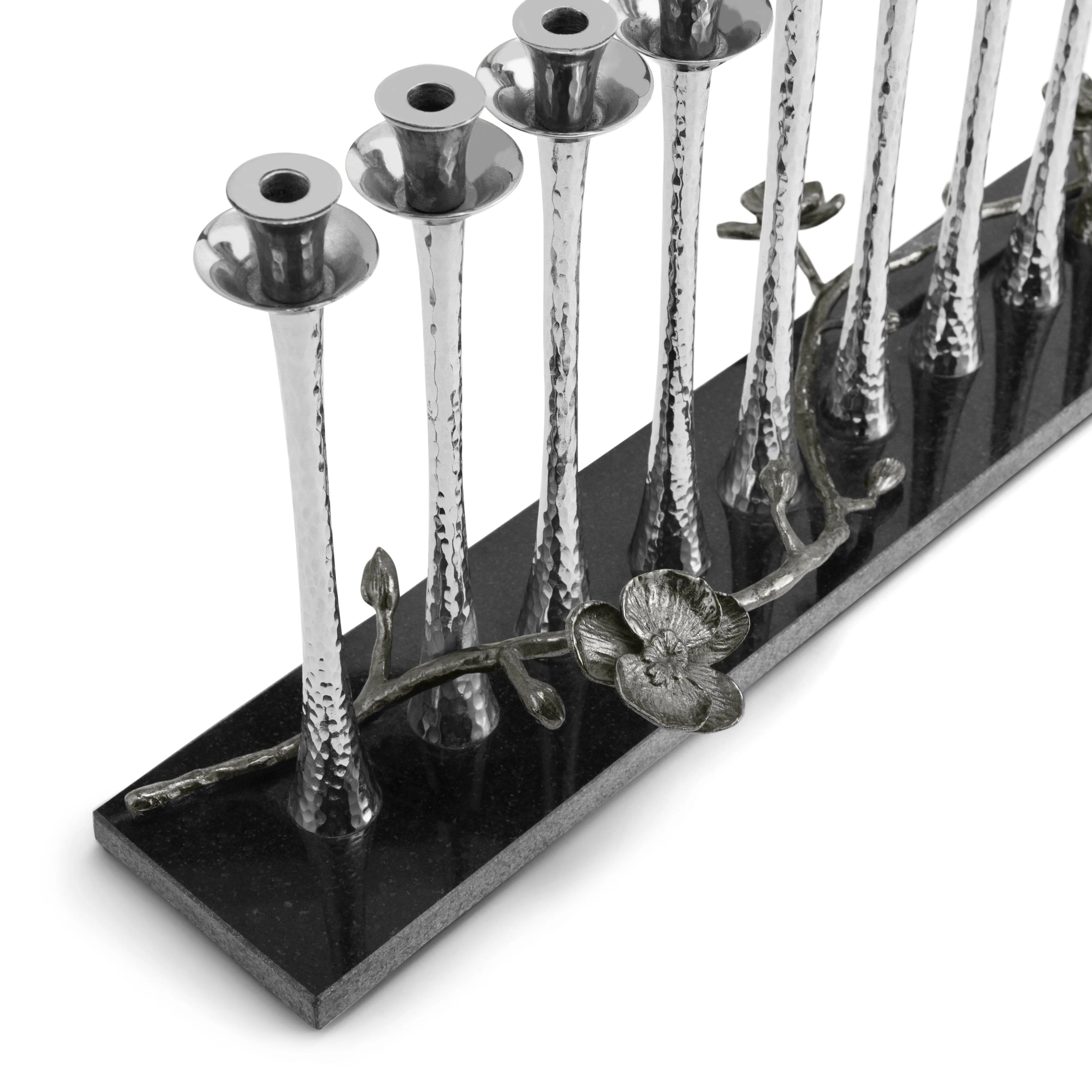 Black Orchid Menorah