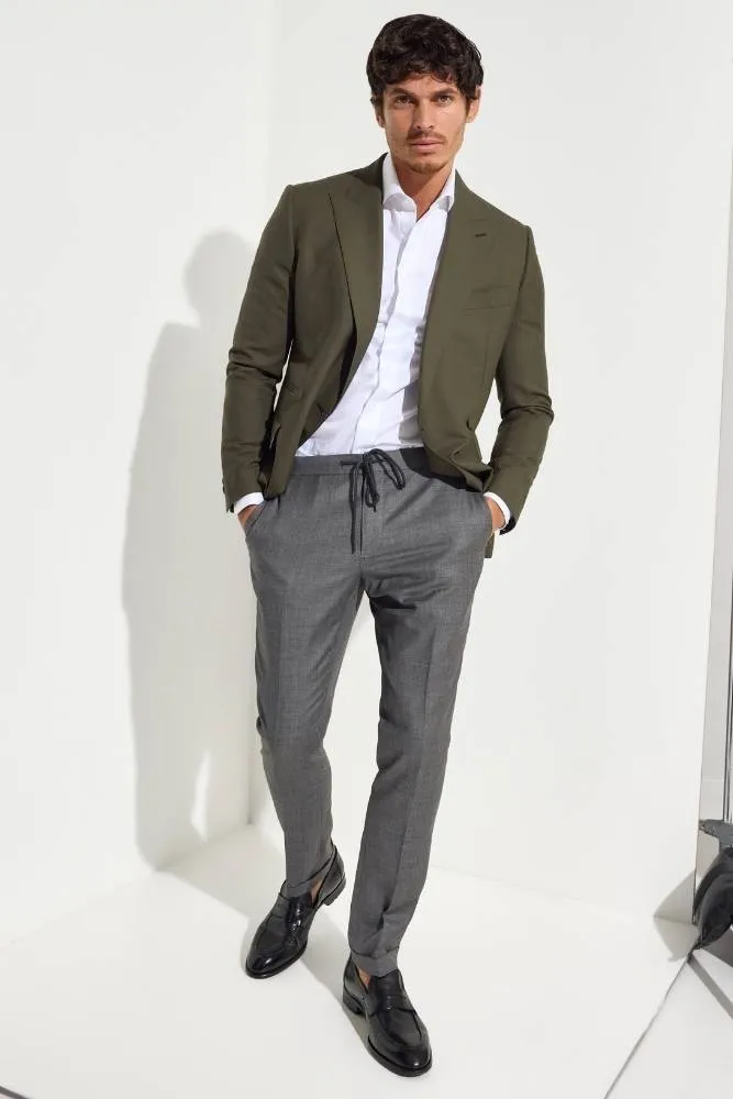 Blair Trouser - Grey Wool