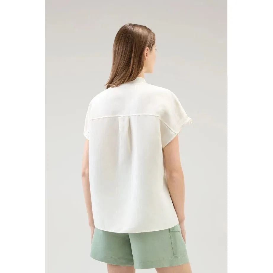 BLOUSE IN LINEN BLEND