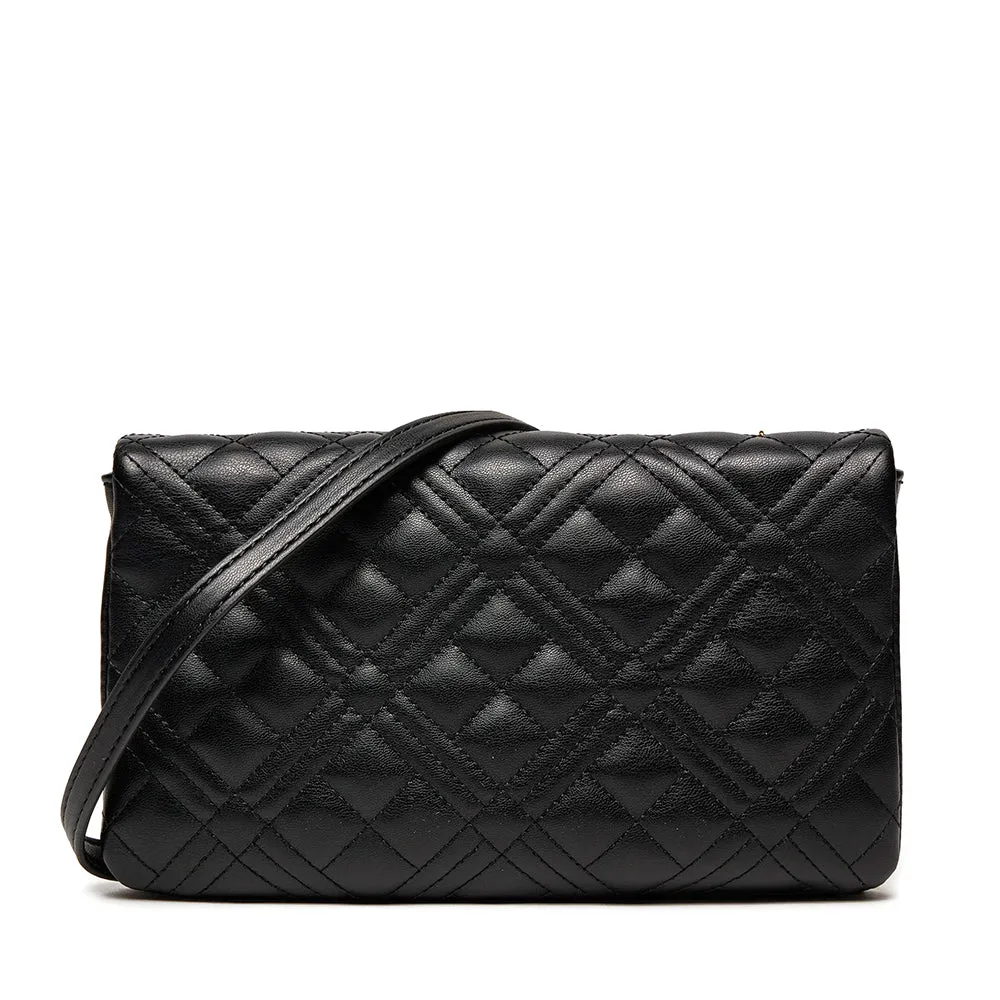 Borsa Donna a Tracolla LOVE MOSCHINO linea Quilted colore Nero