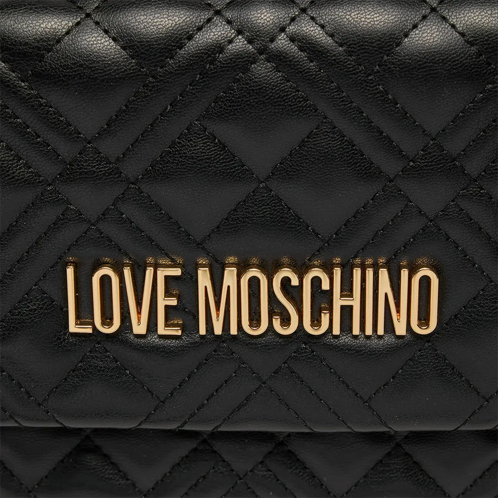 Borsa Donna a Tracolla LOVE MOSCHINO linea Quilted colore Nero