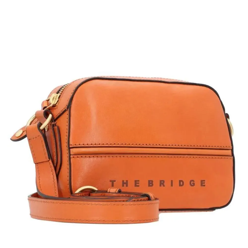 Borsa Donna a Tracolla THE BRIDGE linea Daphne in Pelle Arancione