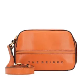 Borsa Donna a Tracolla THE BRIDGE linea Daphne in Pelle Arancione