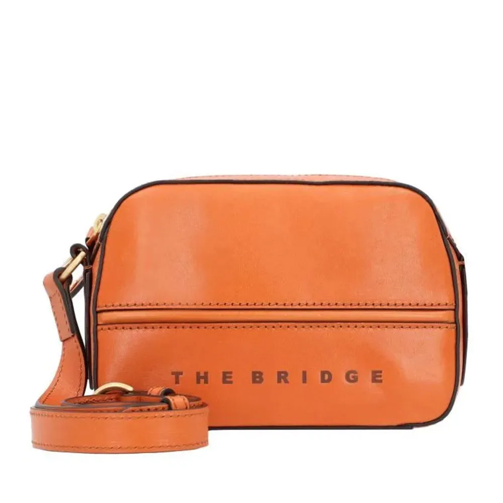 Borsa Donna a Tracolla THE BRIDGE linea Daphne in Pelle Arancione