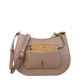 Borsa Donna Mezzaluna a Tracolla 1A Classe Alviero Martini linea Geo Marea Beige LA40