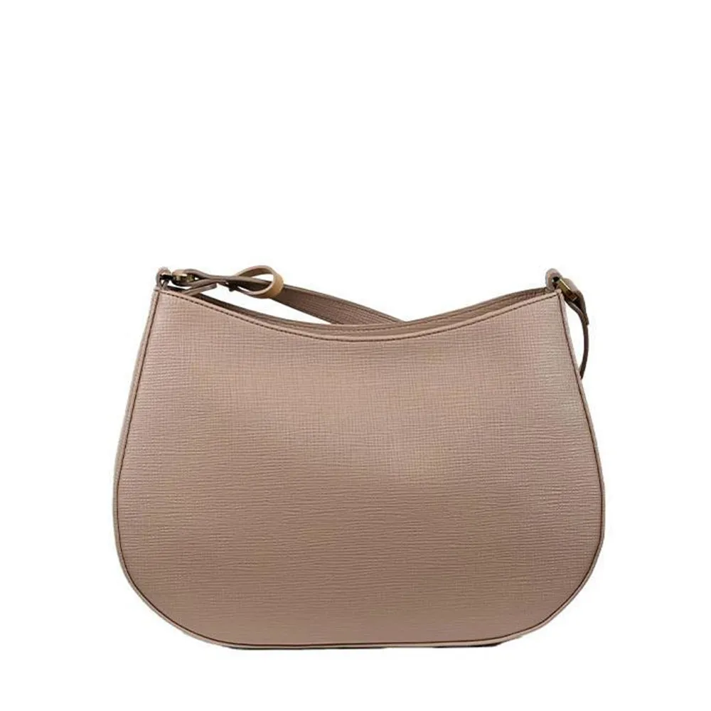 Borsa Donna Mezzaluna a Tracolla 1A Classe Alviero Martini linea Geo Marea Beige LA40