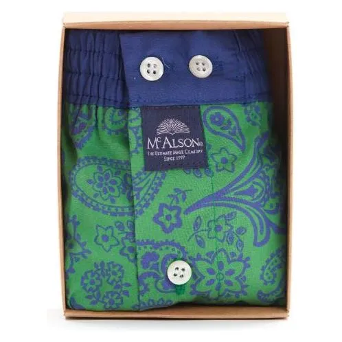 BOXER SHORT Paisley green