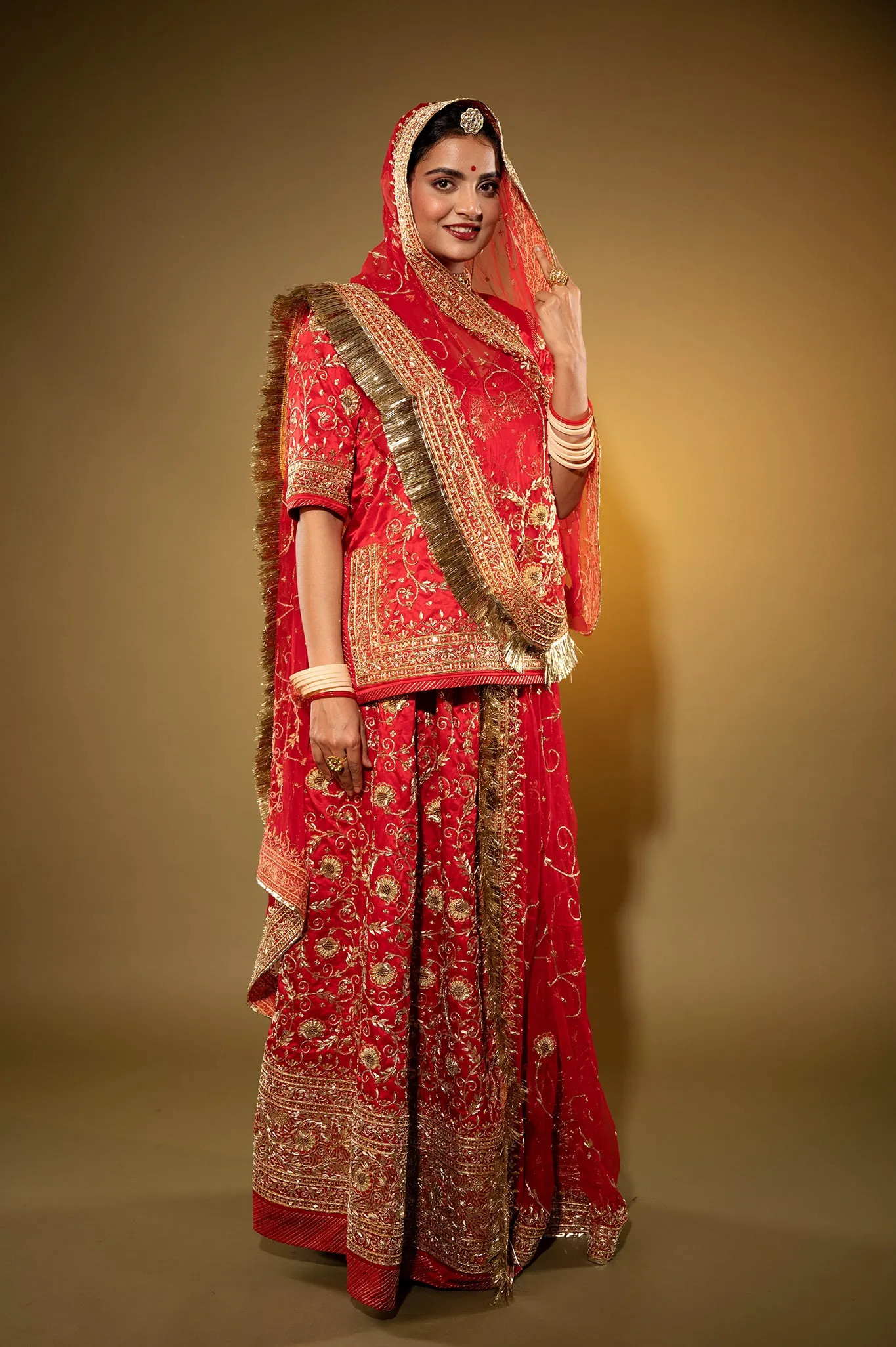 Bridal Rajputi Poshak