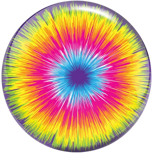 Brunswick Tie-Dye Burst Viz-A-Ball Bowling Ball