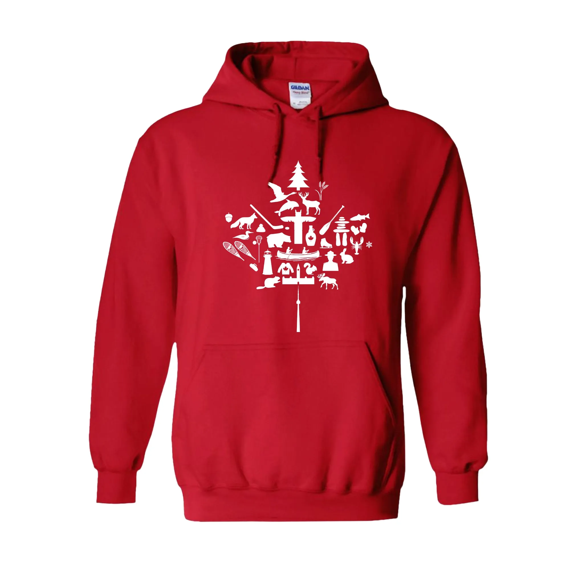 CANADIAN MAPLE LEAF - HOODIE (Personalization Optional)