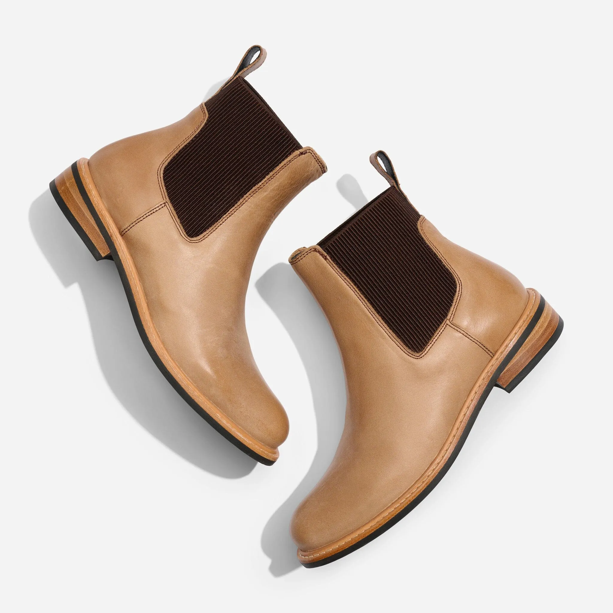 Carmen Chelsea Boot Almond