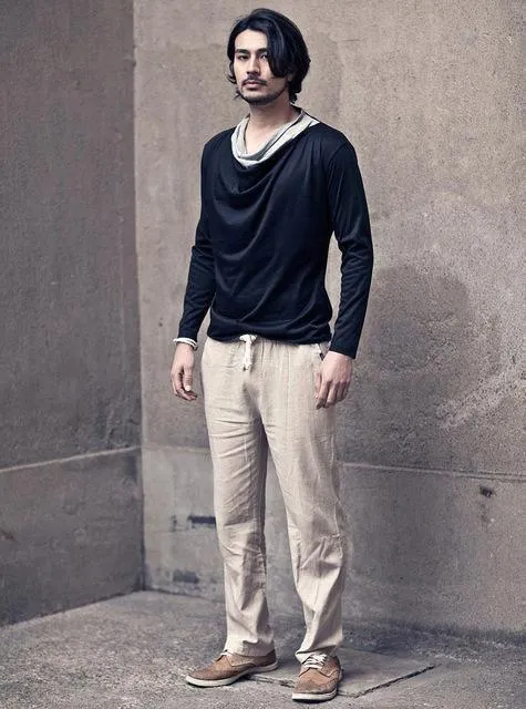 Casual Loose Linen Trousers For Men